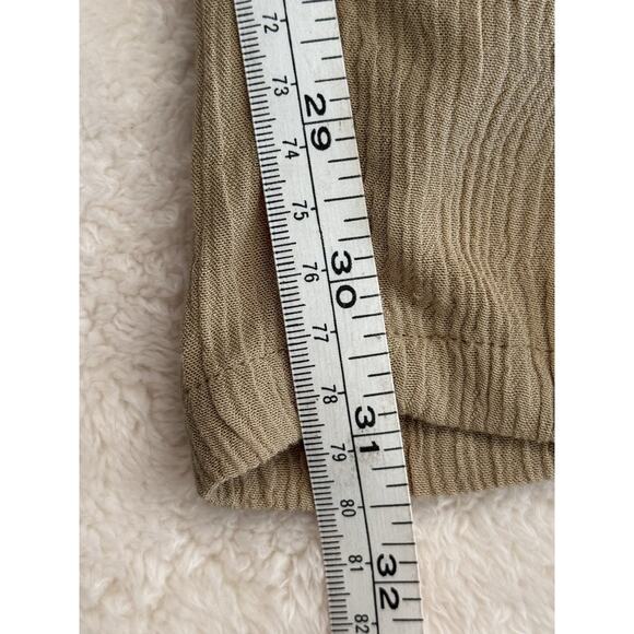 SOFT‎ SURROUNDINGS Women's Gold Drapey Gauze Pull-On High Waist Pants Sz M EUC - Picture 11 of 11
